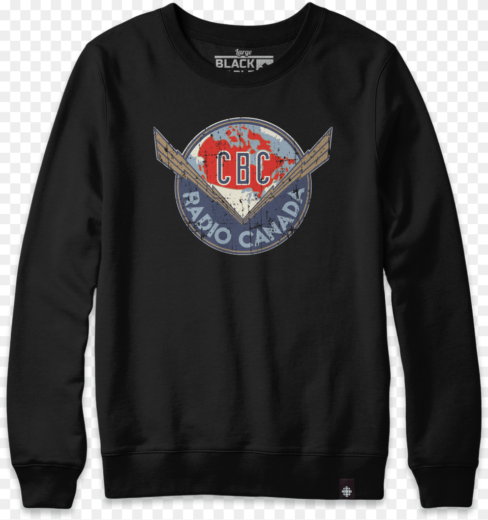 Vintage Cbc Thunderbolt Logo Crewneck Sweatshirt Crew Neck, Clothing, Knitwear, Long Sleeve, Sleeve Free Transparent Png