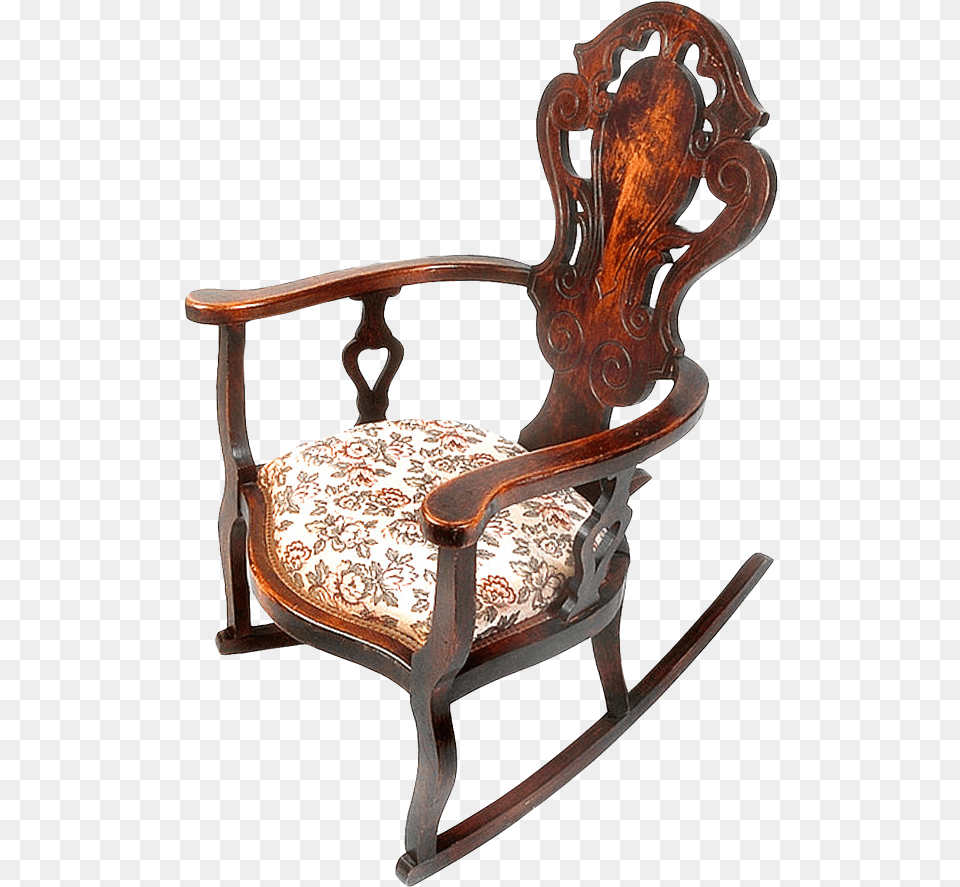 Vintage Chair Clipart All Picsart Hd, Furniture, Rocking Chair, Armchair Png