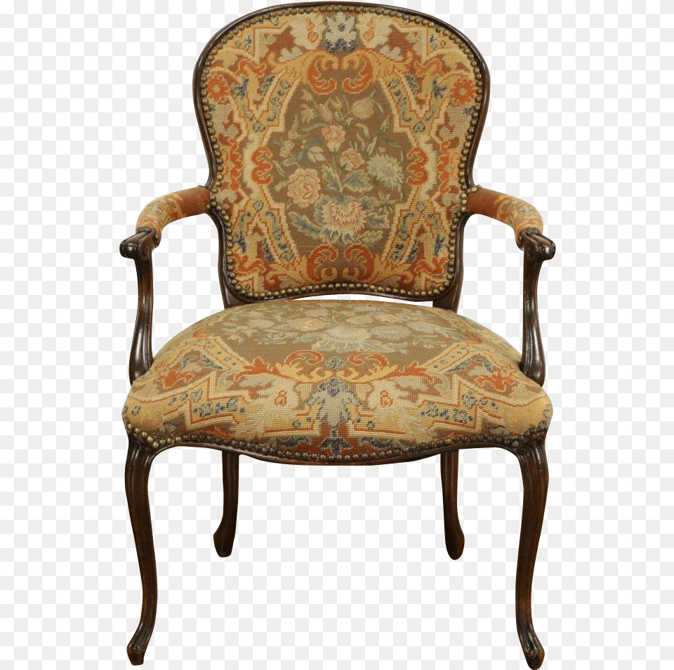 Vintage Chair Transparent Background, Furniture, Armchair Free Png Download