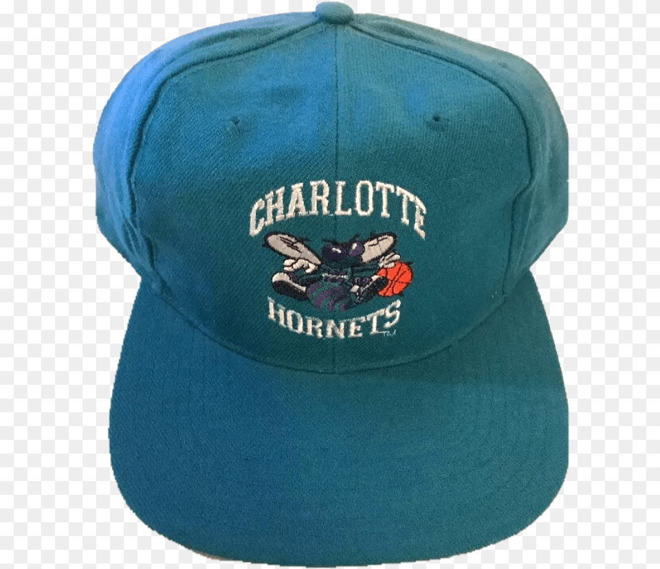 Vintage Charlotte Hornets Snapback, Baseball Cap, Cap, Clothing, Hat Free Png Download