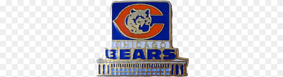 Vintage Chicago Bears Pin Vintage Pin Peabe Peabe Label, Badge, Logo, Symbol, Emblem Png Image