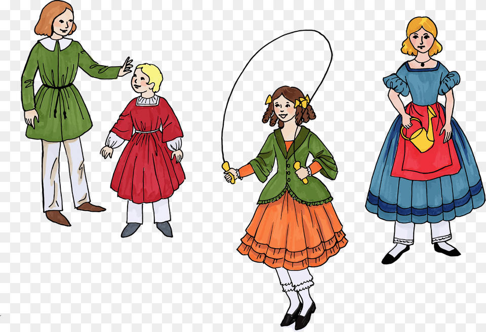 Vintage Children Illustration Public Domain, Book, Comics, Publication, Adult Free Png