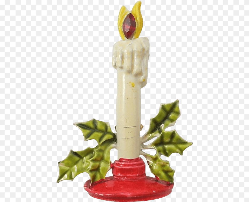 Vintage Christmas Candle Pin Jewellery, Pez Dispenser Free Transparent Png
