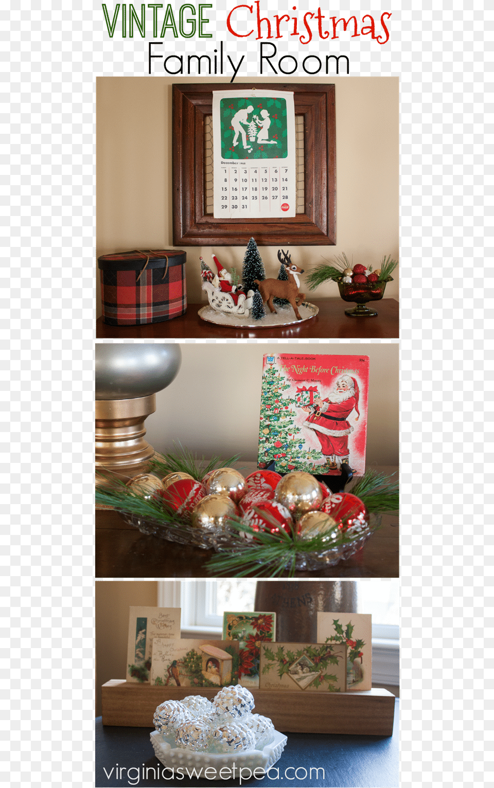 Vintage Christmas In The Family Room Christmas Ornament, Adult, Bride, Female, Person Png
