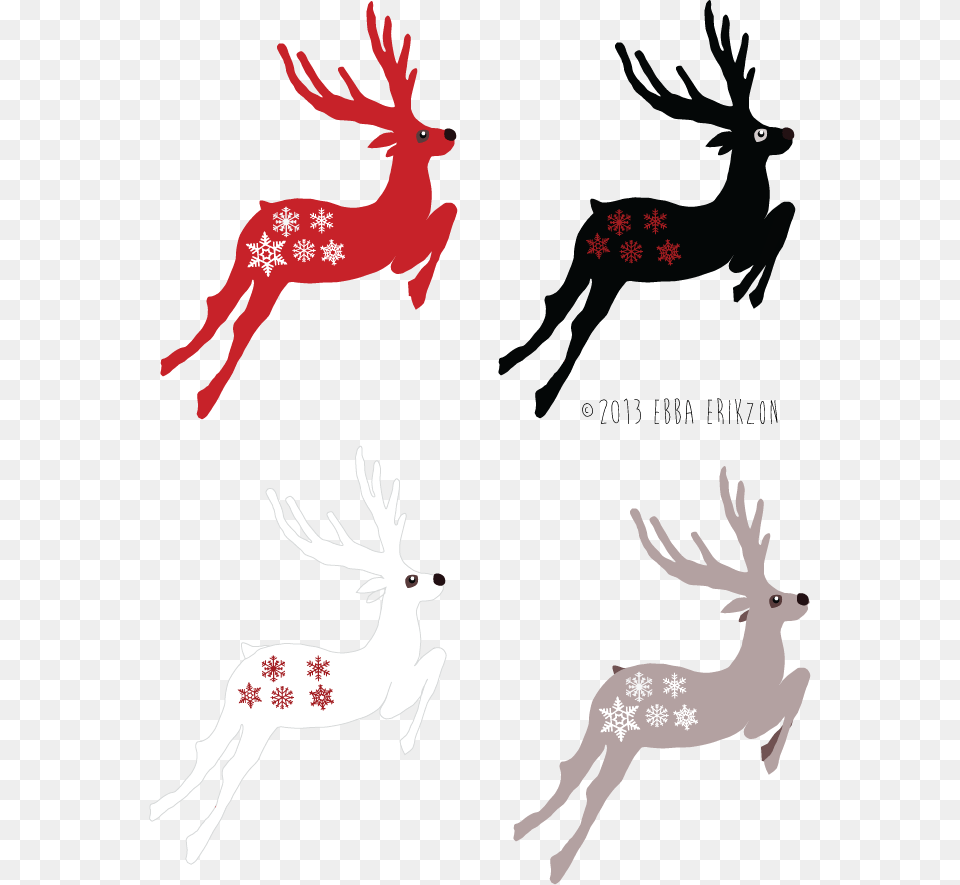 Vintage Christmas Vector, Animal, Deer, Mammal, Wildlife Png