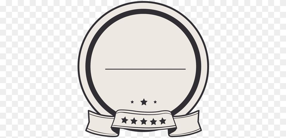 Vintage Circle Label Badge Ribbon Circulo Vintage, Food, Meal, Emblem, Symbol Free Transparent Png