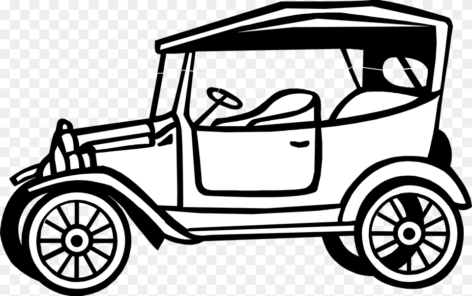 Vintage Clipart, Antique Car, Car, Model T, Transportation Png Image