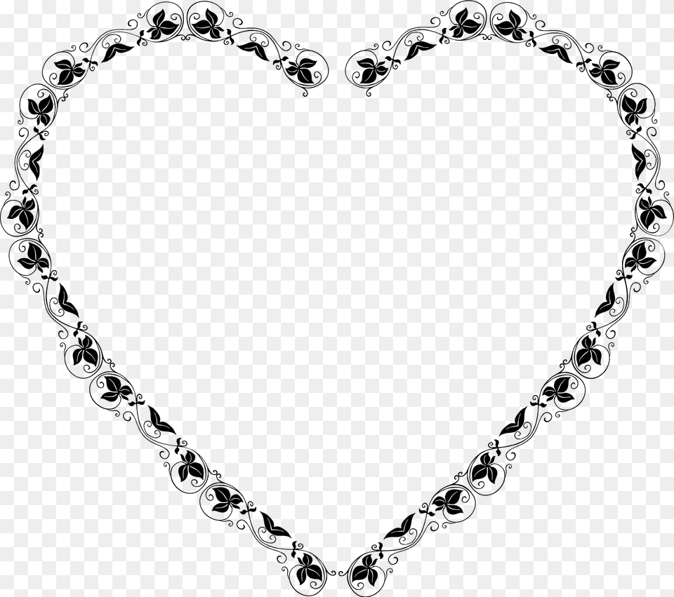 Vintage Clipart, Heart, Accessories, Jewelry, Necklace Png