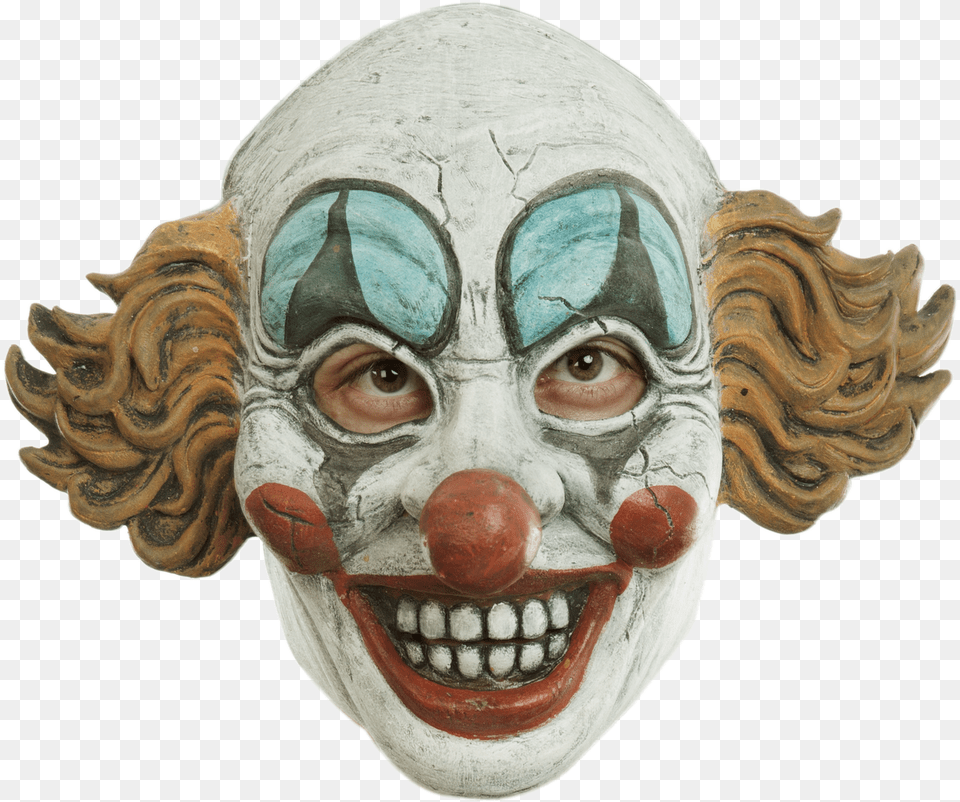 Vintage Clown Mask, Adult, Person, Man, Male Free Png