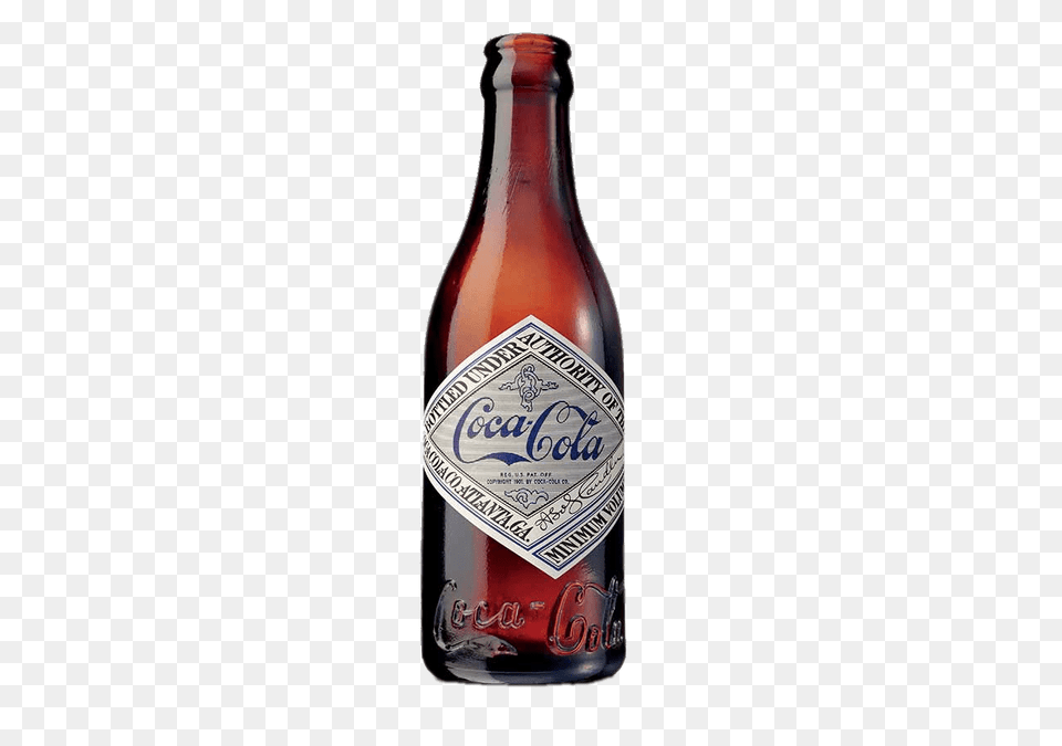 Vintage Coca Cola Bottle, Alcohol, Beer, Beer Bottle, Beverage Png