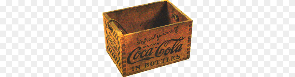 Vintage Coca Cola Crate, Box, Mailbox Png Image