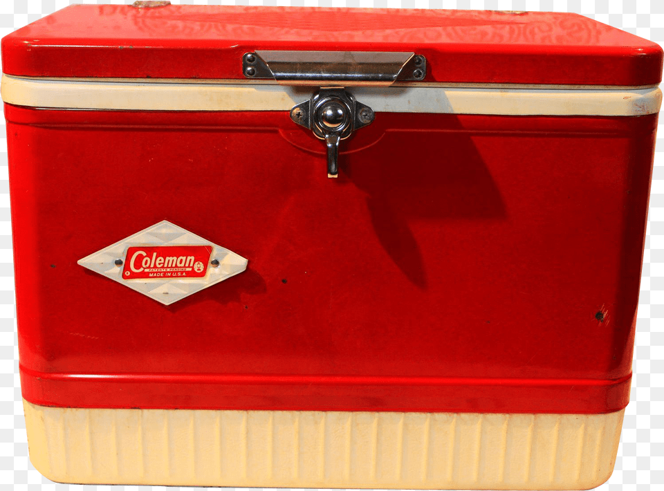 Vintage Coleman Cooler With Diamond Logo Found At Vintage Coleman Cooler Logo, Appliance, Device, Electrical Device, Mailbox Free Png Download