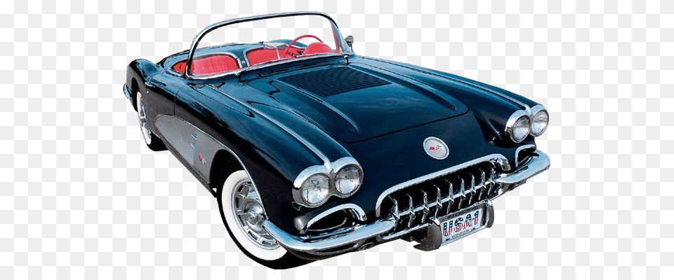 Vintage Corvette, Car, Transportation, Vehicle, Convertible Free Png