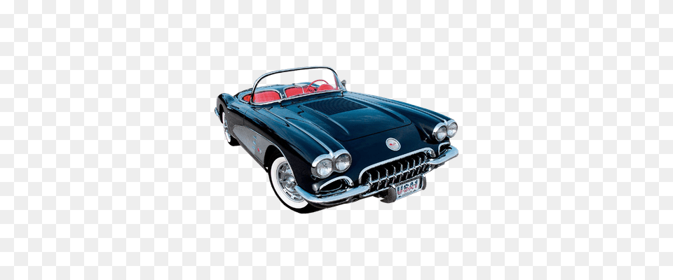 Vintage Corvette Transparent, Car, Transportation, Vehicle, Convertible Png