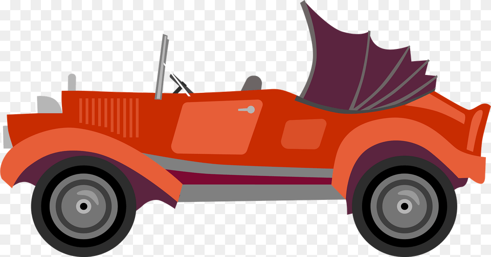 Vintage Coupe Car Clipart, Transportation, Vehicle, Truck, Moving Van Free Png Download