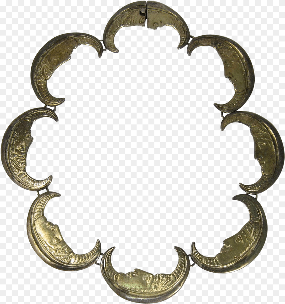Vintage Crown Trifari Unusual Crescent Moon Face Necklace Blume Symbol, Bronze, Accessories, Animal, Kangaroo Free Transparent Png