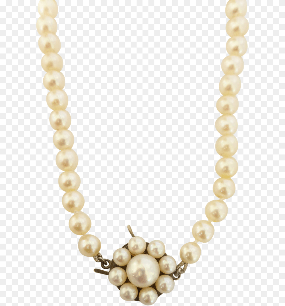 Vintage Cultured Akoya Pearl Strand 20 Inch With 9ct Necklace, Accessories, Jewelry, Bead, Bead Necklace Free Png Download