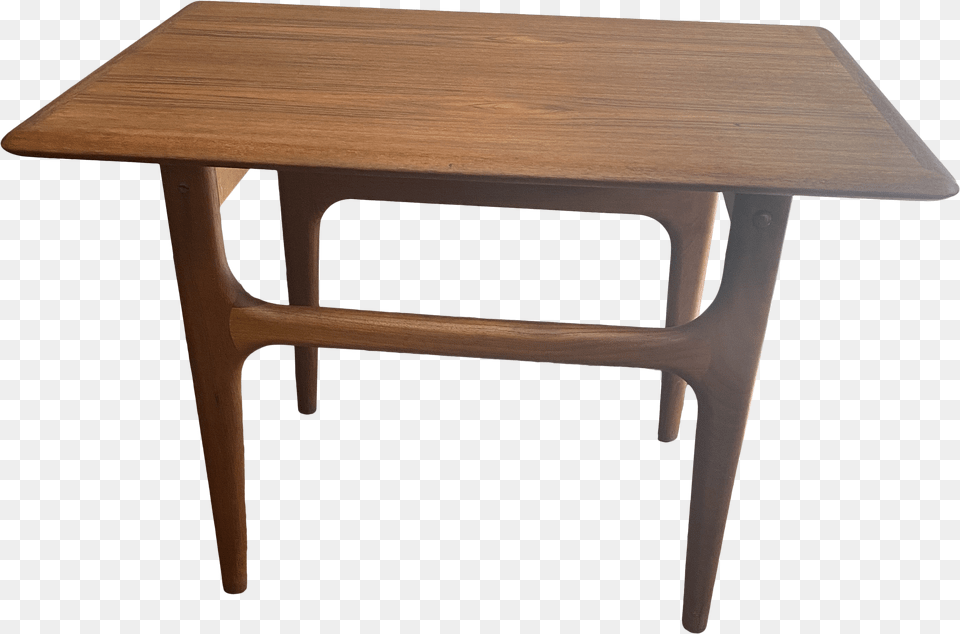 Vintage Danish Trioh Teak Side Table Solid, Coffee Table, Dining Table, Furniture, Desk Free Png Download