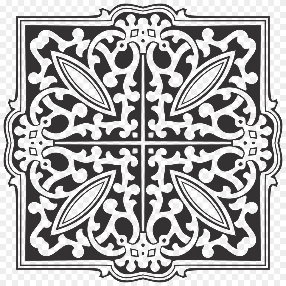 Vintage Decorative Ornamental Design Clipart, Pattern Free Transparent Png