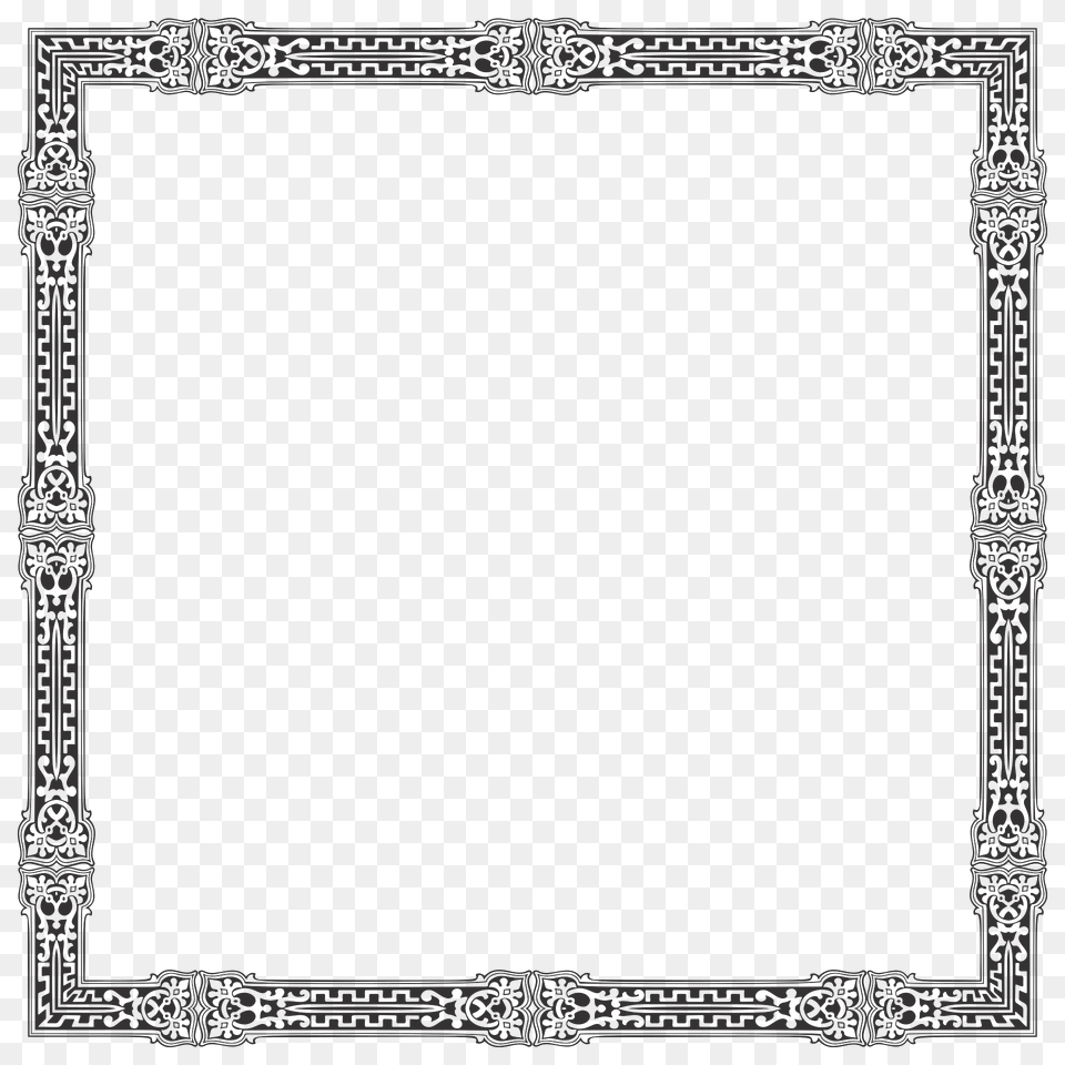 Vintage Decorative Ornamental Frame 11 Clipart, Home Decor, Rug, Blackboard Free Png Download