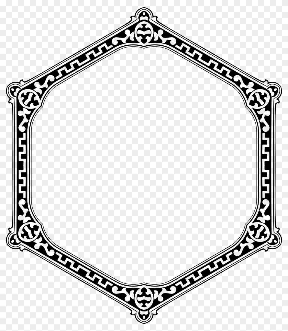 Vintage Decorative Ornamental Frame 13 Clipart, Home Decor, Oval, Bow, Weapon Free Png Download