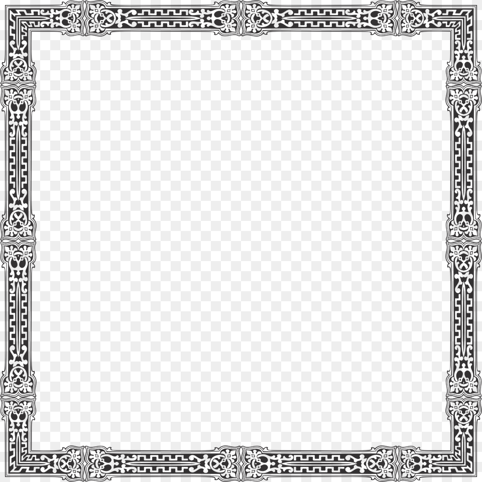 Vintage Decorative Ornamental Frame Square Frame Photo In, Home Decor, Rug, Blackboard Free Png