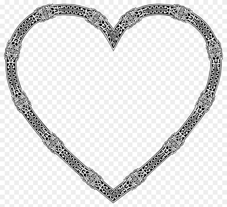 Vintage Decorative Ornamental Heart Clipart Free Transparent Png