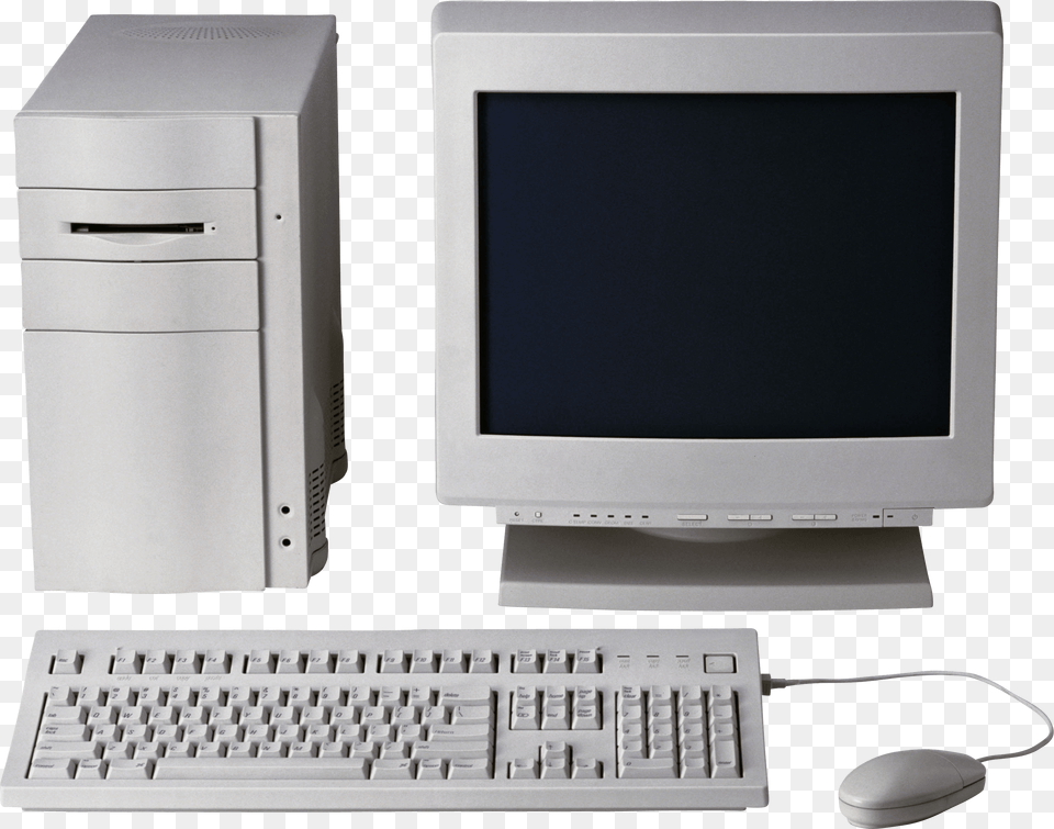 Vintage Desktop Pc, Computer, Hardware, Electronics, Computer Keyboard Free Transparent Png