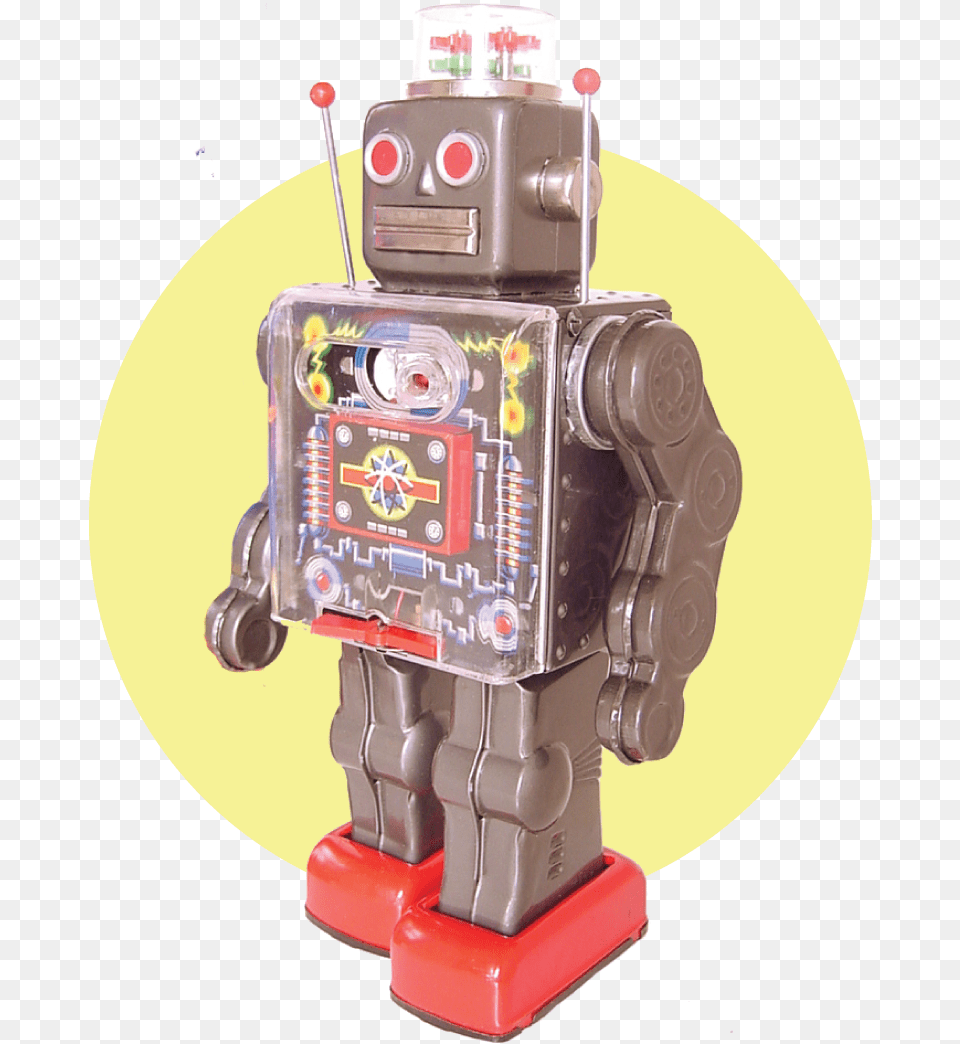 Vintage Doll Robot, Toy Png