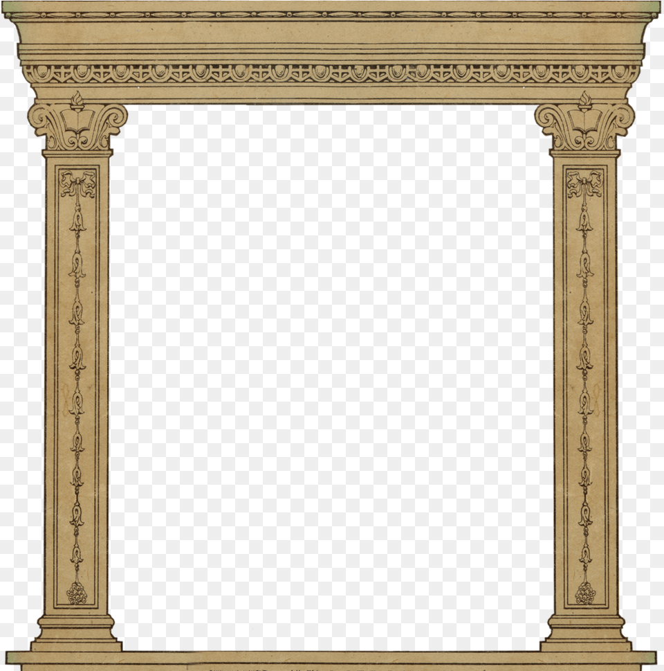 Vintage Door Frame, Arch, Architecture, Pillar Png Image