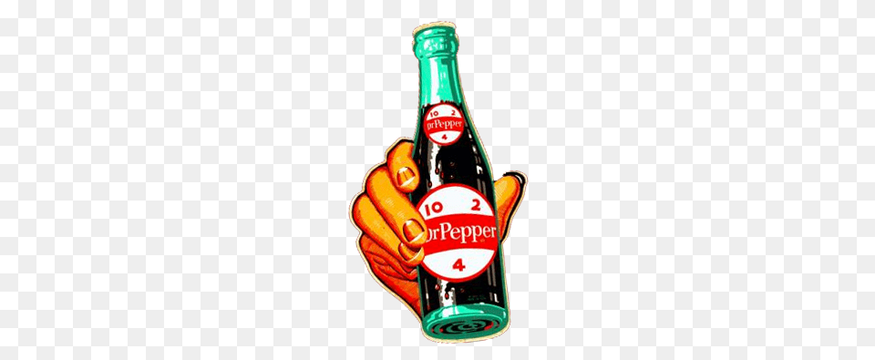 Vintage Dr Pepper Art Vintage Of Dr Pepper, Beverage, Bottle, Pop Bottle, Soda Free Png Download