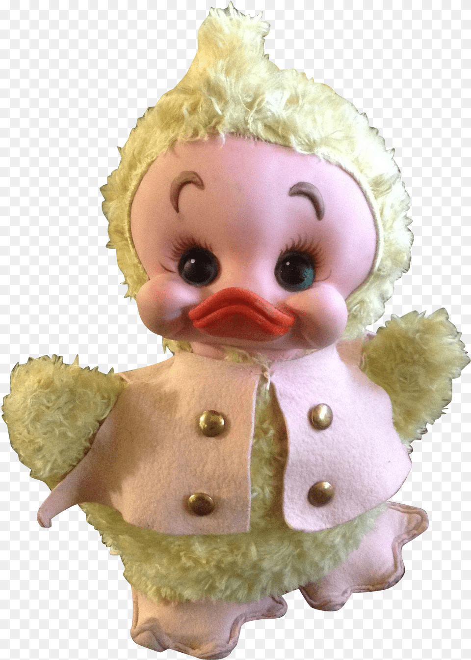 Vintage Duck Stuffed Animal, Doll, Toy, Face, Head Free Png Download