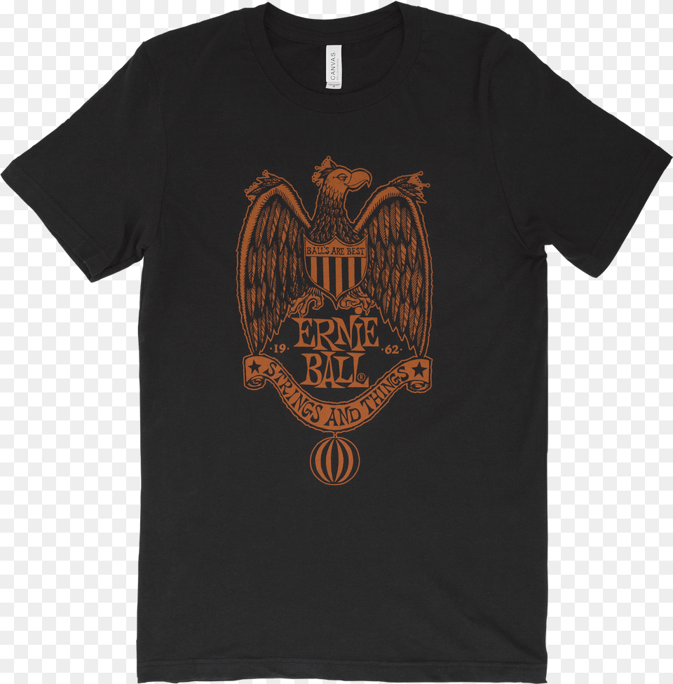 Vintage Eagle Crest T Shirt Small Front T Shirt, Clothing, T-shirt, Logo Png Image