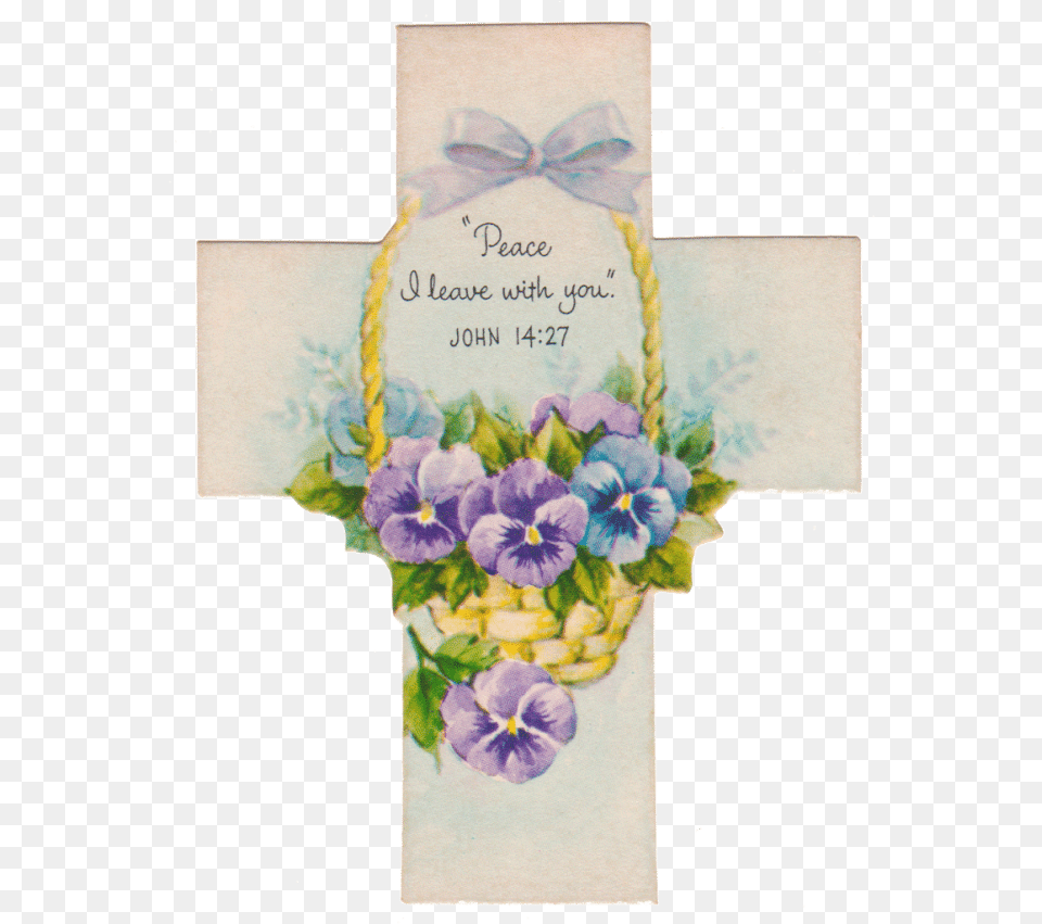 Vintage Easter Cross Printables Cross Happy Easter Clipart, Symbol, Flower, Plant, Flower Arrangement Png