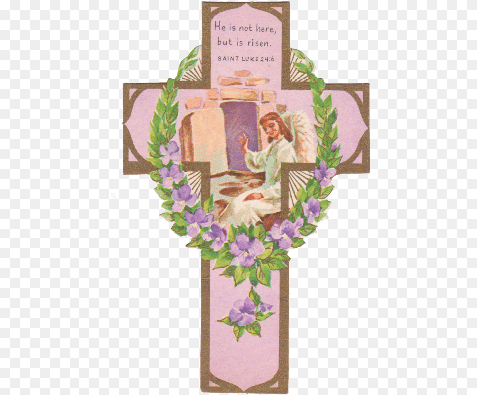 Vintage Easter Religious Crosses, Cross, Symbol, Adult, Person Png Image