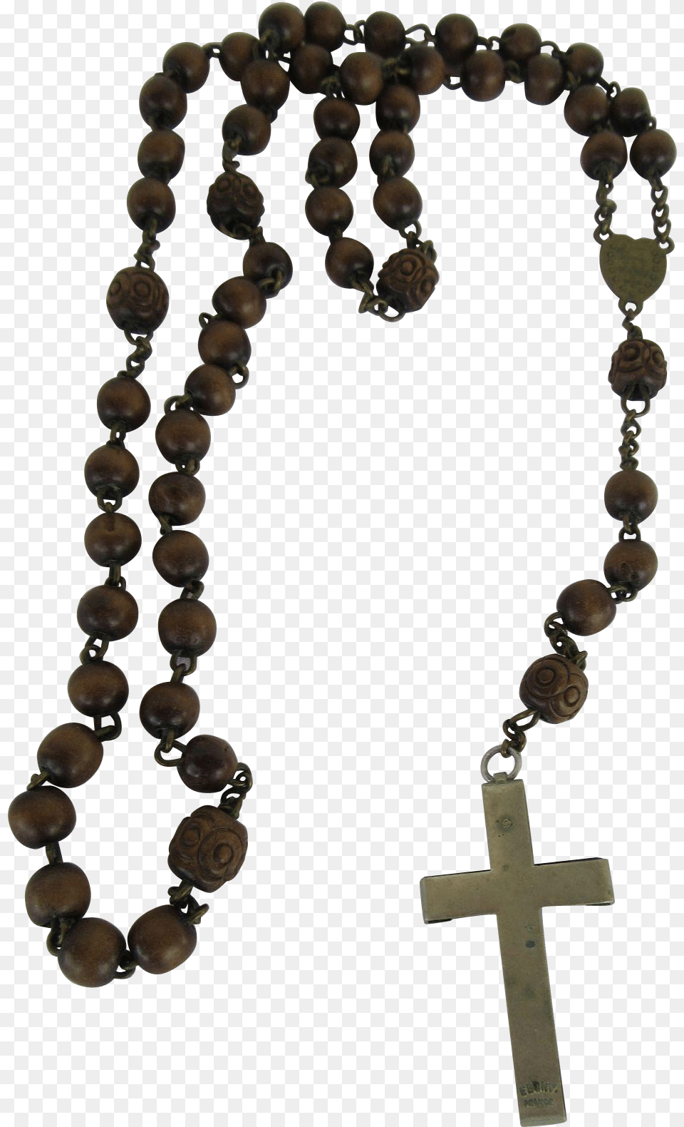 Vintage Ebony France Wooden Clip Royalty Library Background Rosary, Accessories, Prayer Beads, Prayer, Ornament Free Transparent Png