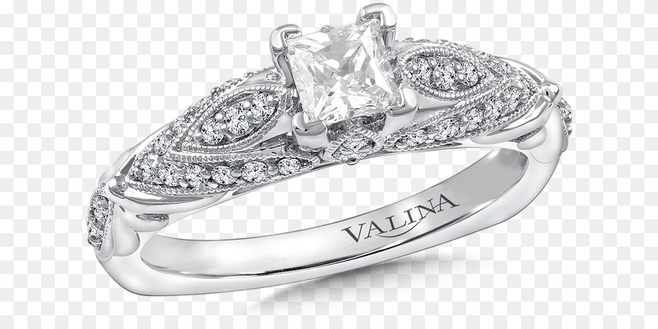 Vintage Engagement Ring, Accessories, Jewelry, Silver, Diamond Free Png