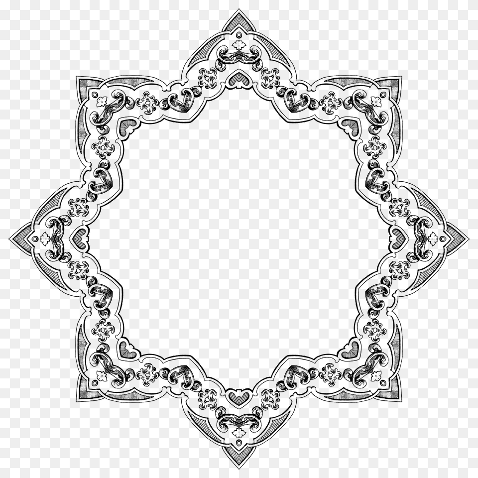Vintage Fancy Frame Extended 3 Clipart, Accessories, Pattern, Home Decor Png Image