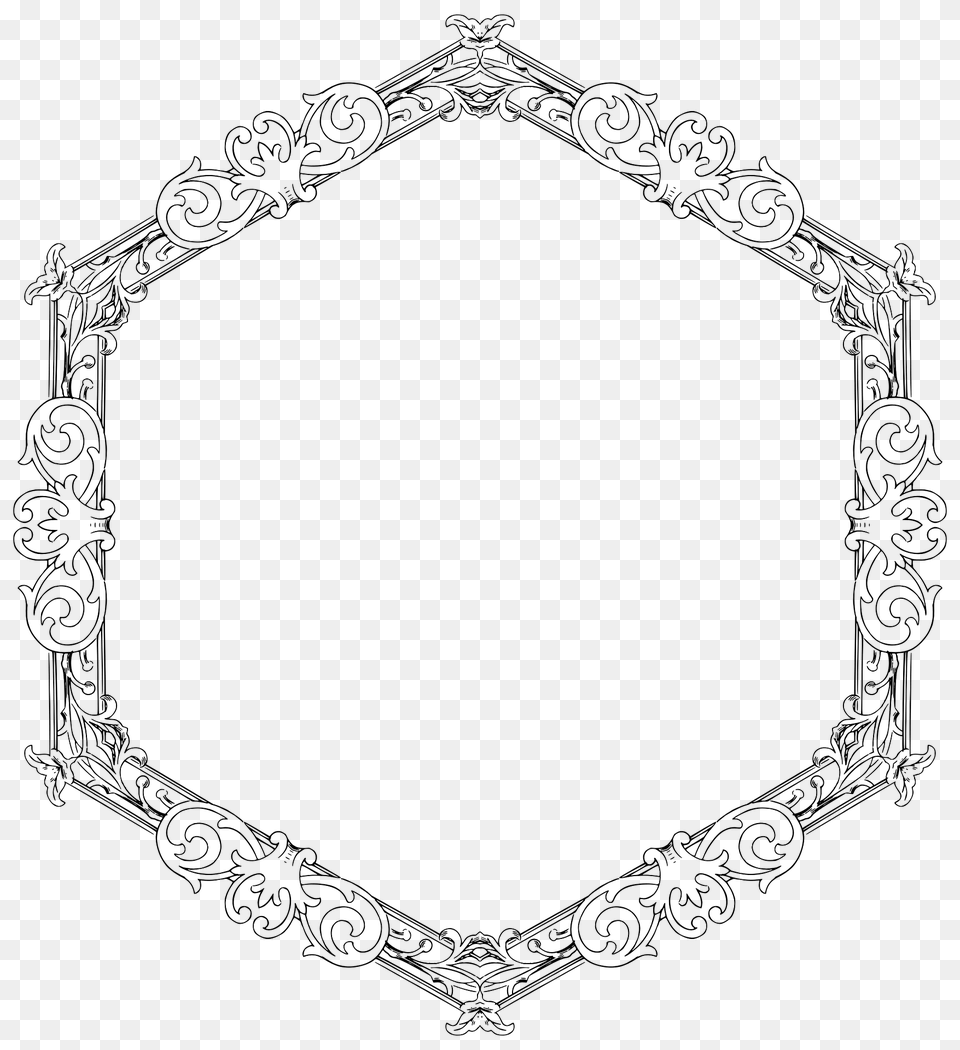 Vintage Floral Flourish Frame Extrapolated Clipart, Pattern, Home Decor, Accessories Free Transparent Png