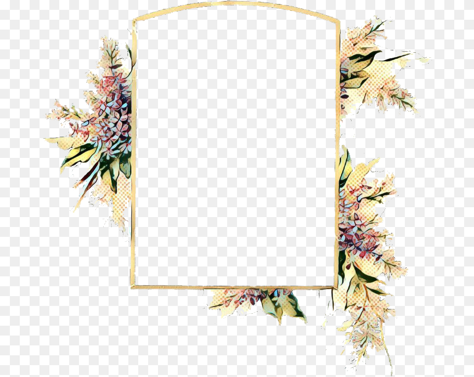 Vintage Floral Frame Photo Flower Frame Vintage, Art, Floral Design, Graphics, Pattern Free Png