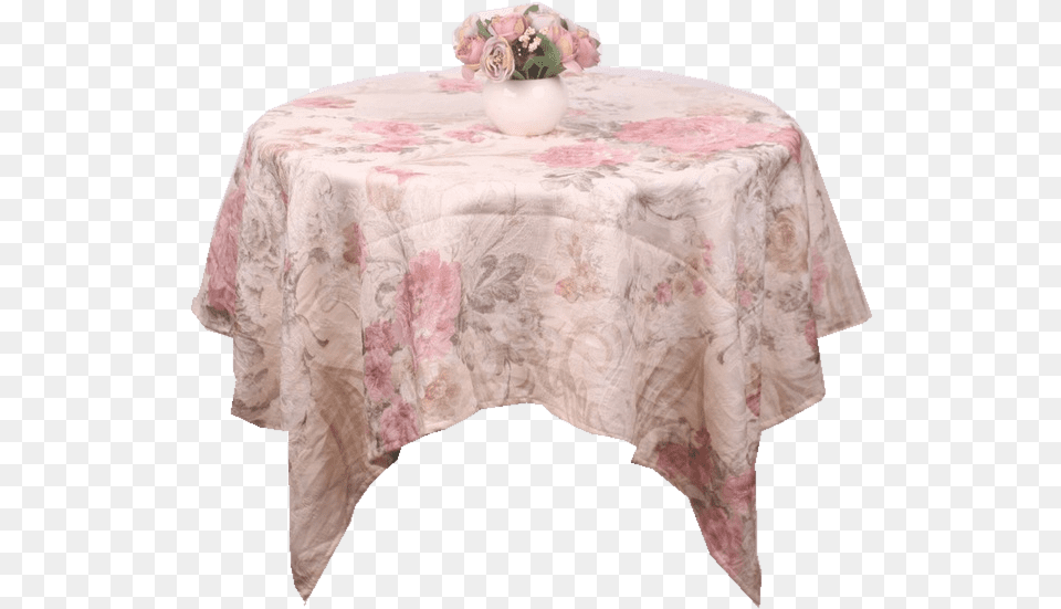 Vintage Floral Table Cloth Overlay Tablecloth, Adult, Bride, Female, Person Png