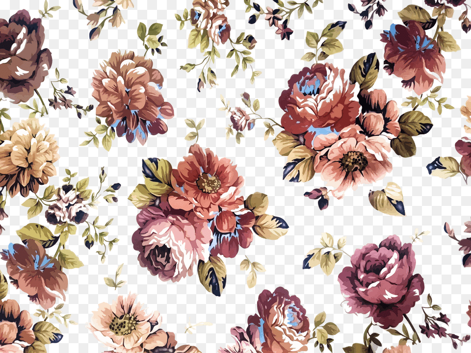 Vintage Floral Texture Background Clipart, Art, Floral Design, Graphics, Pattern Free Png Download