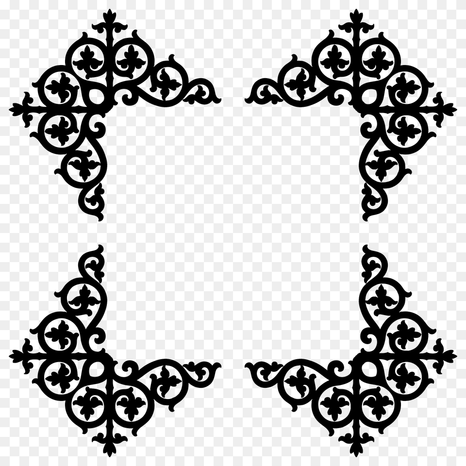 Vintage Flourish Frame Derivative 11 Clipart, Pattern, Art, Floral Design, Graphics Free Transparent Png