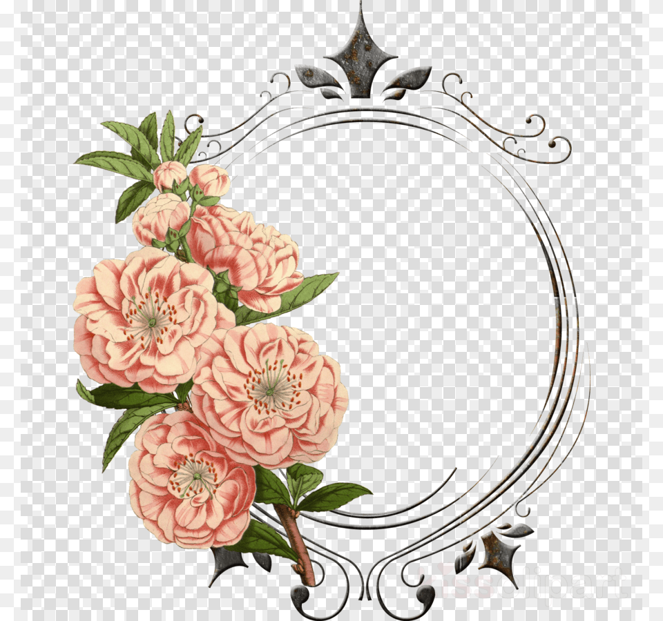 Vintage Flower Clipart Floral Design Flower Clip, Pattern, Plant, Rose, Art Free Transparent Png