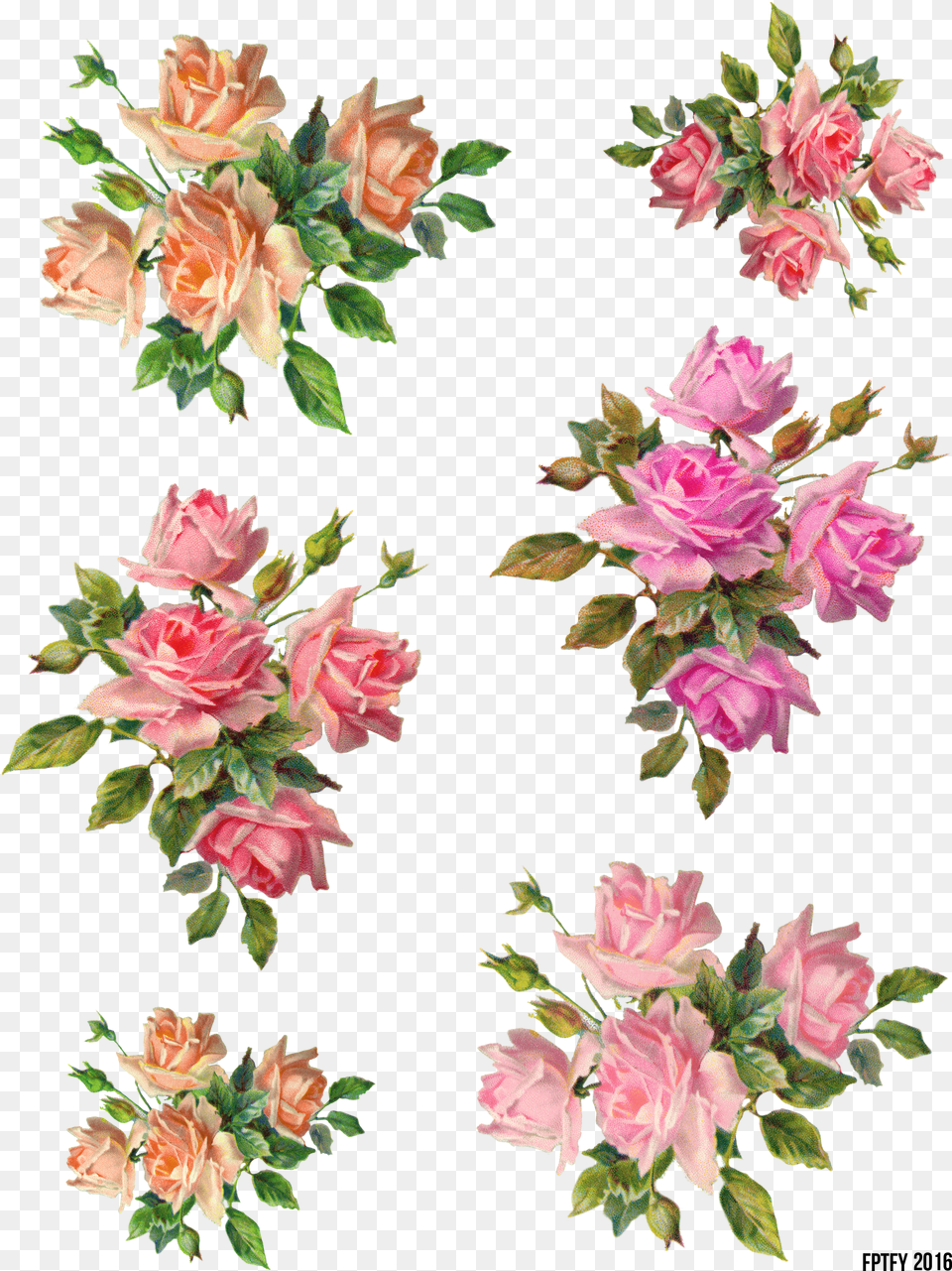 Vintage Flower Clipart Wonderful Vintage Flower Pattern Transparent Free Png Download