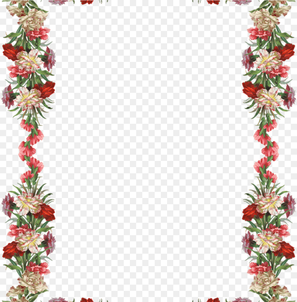 Vintage Flower Frame Flowers Border Design, Flower Arrangement, Plant, Accessories, Art Free Png