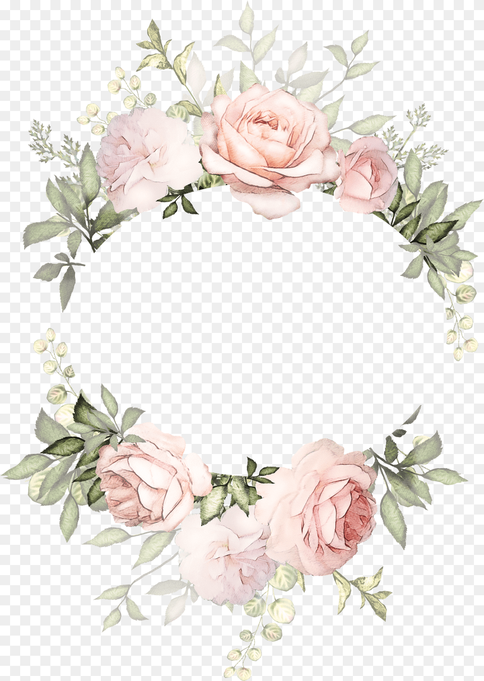 Vintage Flower Frames Free Transparent Background Watercolor Floral Frame Png Image