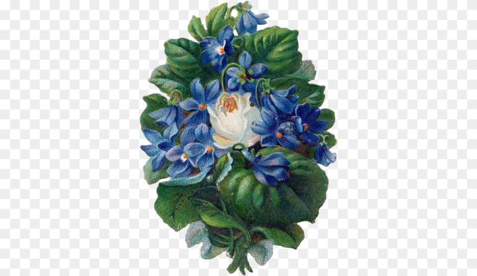 Vintage Flower Images Isolated Blue Vintage Flower, Art, Pattern, Painting, Graphics Free Transparent Png