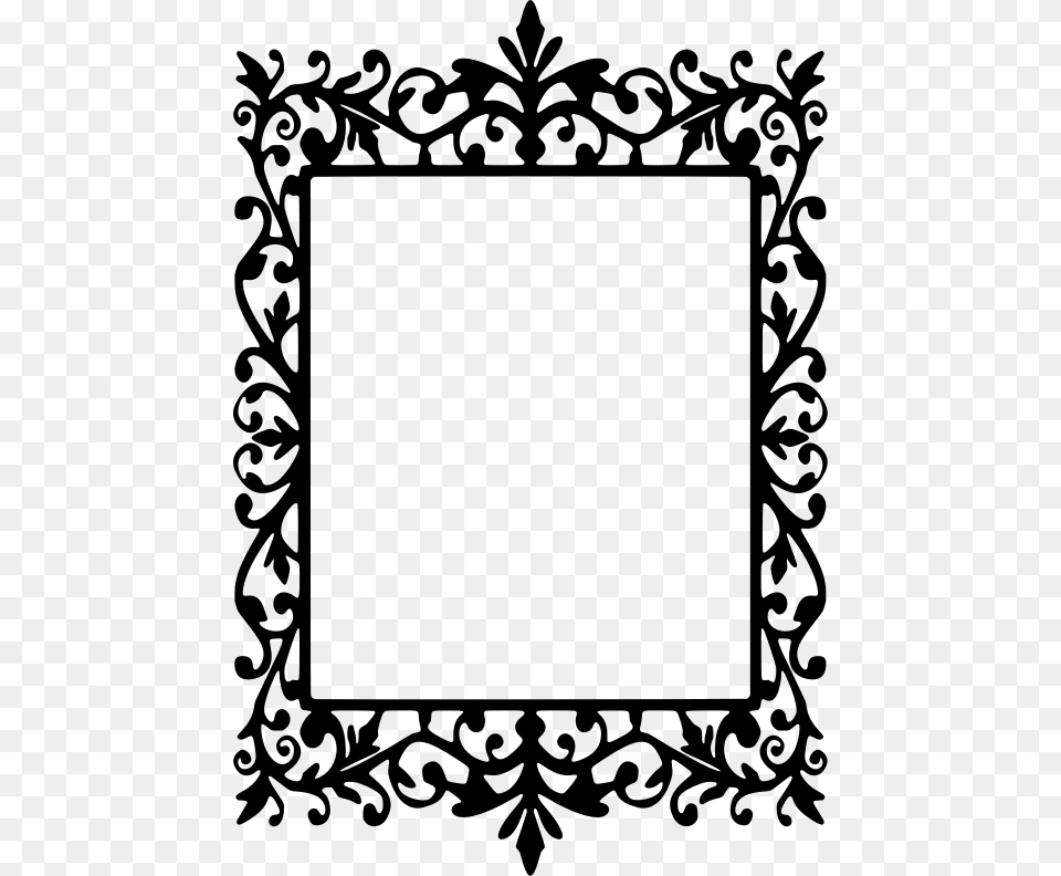 Vintage Frame, Gray Free Png Download