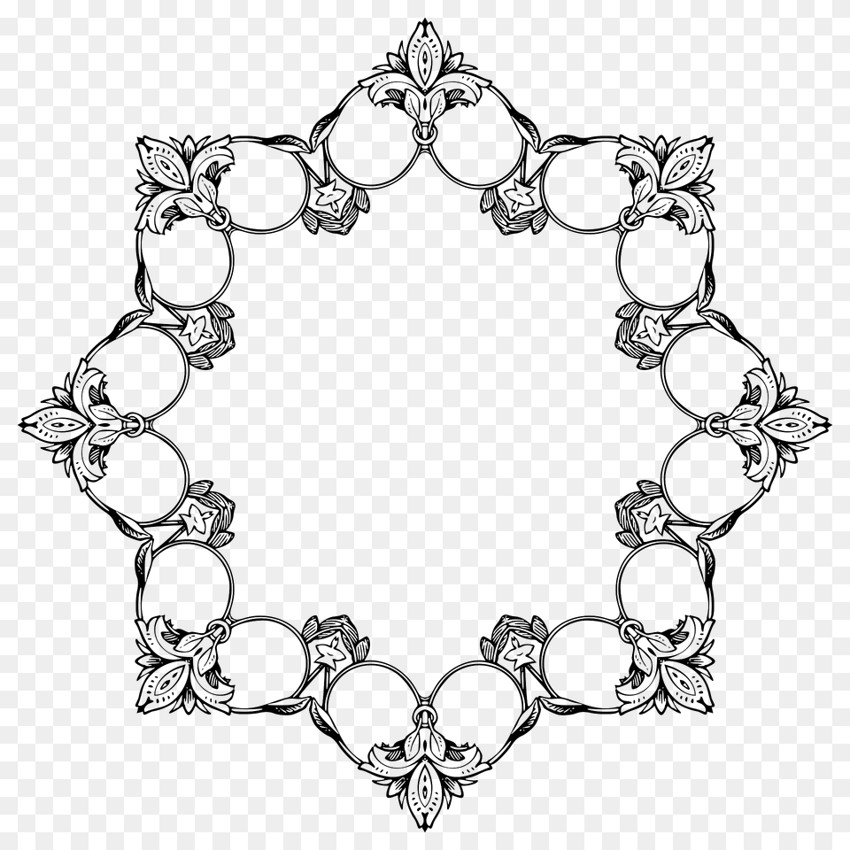 Vintage Frame Clipart, Accessories, Pattern, Jewelry, Face Free Png Download